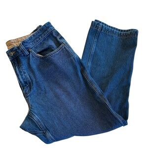 Duluth Trading Co Mens Ballroom  Relaxed Fit Denim Blue Jeans Waist 33 Inseam 28